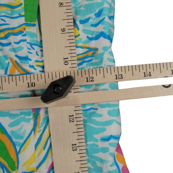 Lilly Pulitzer Dress Size 0 You Gotta Regatta Sailboats Strapless Franco Dress - Picture 5 of 13